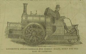 Locomotive steam carriage for common roads 1860