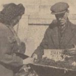 1930s Shamrock sellers in Plymouth