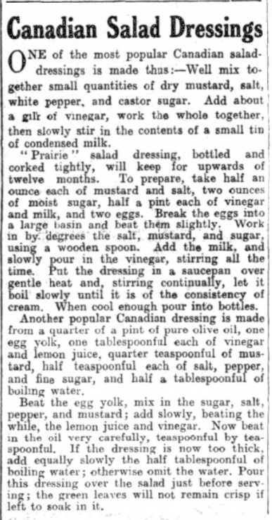 The British Newspaper Archive Blog Cookery Corner - Salads | The ...