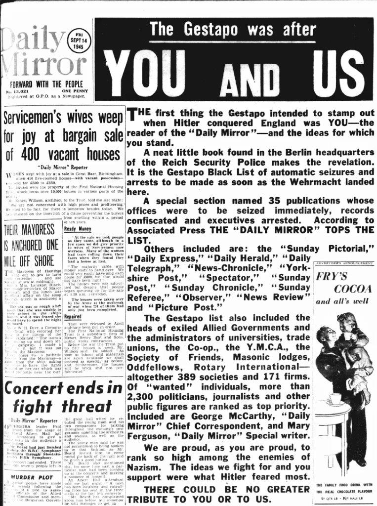 The British Newspaper Archive Blog Publishing The Trinity Mirror ...