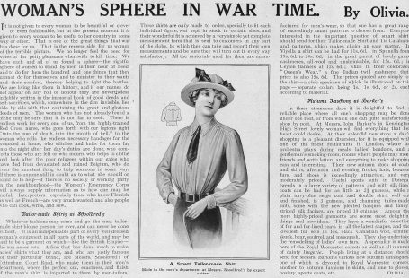 woman's sphere in war time