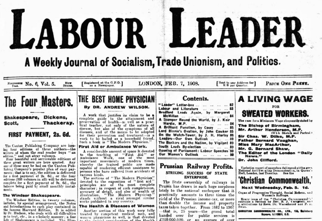 The British Newspaper Archive Blog Labour Newspapers On The Archive ...